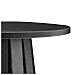 Liv Tavolino Rotondo In Stile Scandinavo Nero - Foto miniatura 6