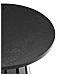 Liv Tavolino Rotondo In Stile Scandinavo Nero - Foto miniatura 7