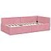 Cornice del letto ad angolo Altro Rosa 100 x 200 cm - Foto miniatura 1