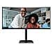 Monitor 34" VA Curvo CU34E4CV UltraWide Quad HD Tempo di risposta 4 ms - Foto miniatura 7