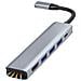 Adattatore Hub 5-in-1 Type-c A Hdmi 4k, Compatibile Con Macbook/huawei, Usb 3.0, Ricarica Pd 100w - Foto miniatura 1
