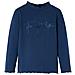 Maglietta Bambina Maniche Lunghe Blu Marino 128 - Foto miniatura 1
