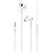 Auricolari Cablati Jack 3,5mm Con Microfono E Telecomando A 3 Pulsanti, Bianco - Foto miniatura 3