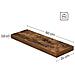 Mensola da parete Valora SHELF 60CM in stile rustico marrone per soggiorno - Foto miniatura 3