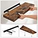 Mensola da parete Valora SHELF 60CM in stile rustico marrone per soggiorno - Foto miniatura 4