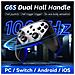 Gamepad Bluetooth 5.3 G6s Con Joystick Hall - Supporto Multi-piattaforma Black + Silver - Foto miniatura 4