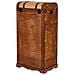 Baul Porta Bottiglie In Legno Marrone 44x30x85h Cm - Foto miniatura 4