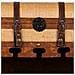 Baul Porta Bottiglie In Legno Marrone 44x30x85h Cm - Foto miniatura 7