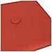 Testiera da Parete 12 pcs Rosso 30 x 15 cm Pelle Sintetica - Foto miniatura 5