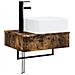 Lavabo da Parete Rovere Fumo 53 x 35 x 39 cm - Foto miniatura 1