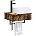 Lavabo da Parete Rovere Fumo 53 x 35 x 39 cm - Foto miniatura 6