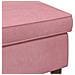 Poggiapiedi Rosa 55 x 35 x 41 cm Velluto - Foto miniatura 4
