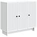 Credenza Bianco 89 x 34,5 x 80 cm Legno ingegnerizzato - Foto miniatura 1