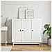 Credenza Bianco 89 x 34,5 x 80 cm Legno ingegnerizzato - Foto miniatura 4