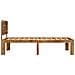 Letto Singolo con Testiera ROSTOCK Naturale 90 x 190 cm - Foto miniatura 5