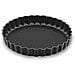 68732 - Teglia da forno scanalata in alluminio antiaderente. 32 cm - Nera - Foto miniatura 1