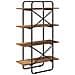 Libreria 4 livelli 80 x 35 x 140 cm PB Legno di quercia - Foto miniatura 5
