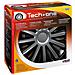 Copricerchi Auto Universali 14 Pollici Tech-one Trend Bicolour Silver Black 31571 - Foto miniatura 7