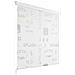 Tenda a Rullo per Doccia 120x240 cm Schizzi - Foto miniatura 1