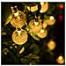 10m Luci Stringa Solare Da Esterno Catena Luminosa Solare 40 Led Con Palline Trasparente Impermeabile Illuminazione Fata - Foto miniatura 1