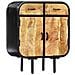 Credenza 60x30x75 Cm Legno Massello Di Mango E Ferro - Foto miniatura 1