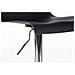 2 Sgabelli Alti Hoover in Polipropilene - Set 2 Sgabelli Bar Design Regolabile 59-80 cm I Sedie Sgabello Girevole 360°con Schienale I Sgabelli Ergonomici Nero - Foto miniatura 4