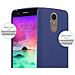 Custodia Compatibile Con Lg K10 2017 Us Version In Frost Blu Scuro - Coperchio Protettivo In Silicone Tpu Flessibile - Foto miniatura 3