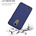 Custodia Compatibile Con Lg K10 2017 Us Version In Frost Blu Scuro - Coperchio Protettivo In Silicone Tpu Flessibile - Foto miniatura 6