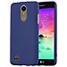 Custodia Compatibile Con Lg K10 2017 Us Version In Frost Blu Scuro - Coperchio Protettivo In Silicone Tpu Flessibile - Foto miniatura 7