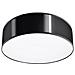 Novità! Plafoniera Nera Per Cucina E Camera - Pvc - Arena 35 Sl. 0121 Lampada Da Soffitto Rotonda, Stile Moderno, A 2 Luci Led E-27 *** Lampade - I Prezzi Più Bassi Su Amazon! - Foto miniatura 4