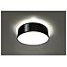 Novità! Plafoniera Nera Per Cucina E Camera - Pvc - Arena 35 Sl. 0121 Lampada Da Soffitto Rotonda, Stile Moderno, A 2 Luci Led E-27 *** Lampade - I Prezzi Più Bassi Su Amazon! - Foto miniatura 6