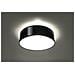 Novità! Plafoniera Nera Per Cucina E Camera - Pvc - Arena 35 Sl. 0121 Lampada Da Soffitto Rotonda, Stile Moderno, A 2 Luci Led E-27 *** Lampade - I Prezzi Più Bassi Su Amazon! - Foto miniatura 2