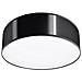 Novità! Plafoniera Nera Per Cucina E Camera - Pvc - Arena 35 Sl. 0121 Lampada Da Soffitto Rotonda, Stile Moderno, A 2 Luci Led E-27 *** Lampade - I Prezzi Più Bassi Su Amazon! - Foto miniatura 1