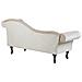 Chaise Longue Per Lato Destro In Velluto Beige Lattes - Foto miniatura 2