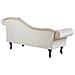 Chaise Longue Per Lato Destro In Velluto Beige Lattes - Foto miniatura 6