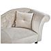 Chaise Longue Per Lato Destro In Velluto Beige Lattes - Foto miniatura 8