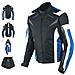 Giacca Lady Donna Tessuto Cordura Moto Protezione Manica Staccabile Blu Xl - Foto miniatura 1