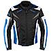 Giacca Lady Donna Tessuto Cordura Moto Protezione Manica Staccabile Blu Xl - Foto miniatura 3