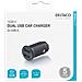 Usb-car124 Caricabatterie Per Dispositivi Mobili Nero Auto (Car Charger 2xusb-a 12w - Black) - Foto miniatura 6