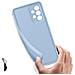 Cover Galaxy A53 5g Soft-touch Originale Silicone Cover Arctic Blue - Foto miniatura 4
