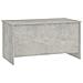 Tavolino Grigio Cemento 102x55,5x52,5 Cm In Legno Multistrato - Foto miniatura 2