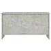 Tavolino Grigio Cemento 102x55,5x52,5 Cm In Legno Multistrato - Foto miniatura 3