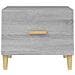 Tavolino Da Salotto Grigio Sonoma 50x50x40 Cm Legno Multistrato - Foto miniatura 5