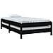 Letto Impilabile Nero 80x200 Cm In Legno Massello Di Pino - Foto miniatura 8