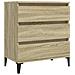 Credenza Rovere Sonoma 60x35x70 Cm In Legno Multistrato - Foto miniatura 2