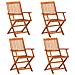 Set da Pranzo da Giardino 13 pz 280x90x75 cm Massello di Acacia - Foto miniatura 3