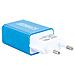 Lad300b 511 Caricabatterie Per Dispositivi Mobili Blu, Bianco Interno - Foto miniatura 1