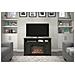 Farmington Caminetto A 2 Porte In Truciolare Nero - Foto miniatura 8
