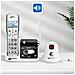 Telefono Cordless Amplidect 595 Sos Pro Con Ciondolo Sos E Segreteria, Bianco - Foto miniatura 2