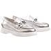 Cecil Loafers Mocassino Pelle Scarpe Donna Argento Eu 39, 7-101631 7600 - Foto miniatura 1
